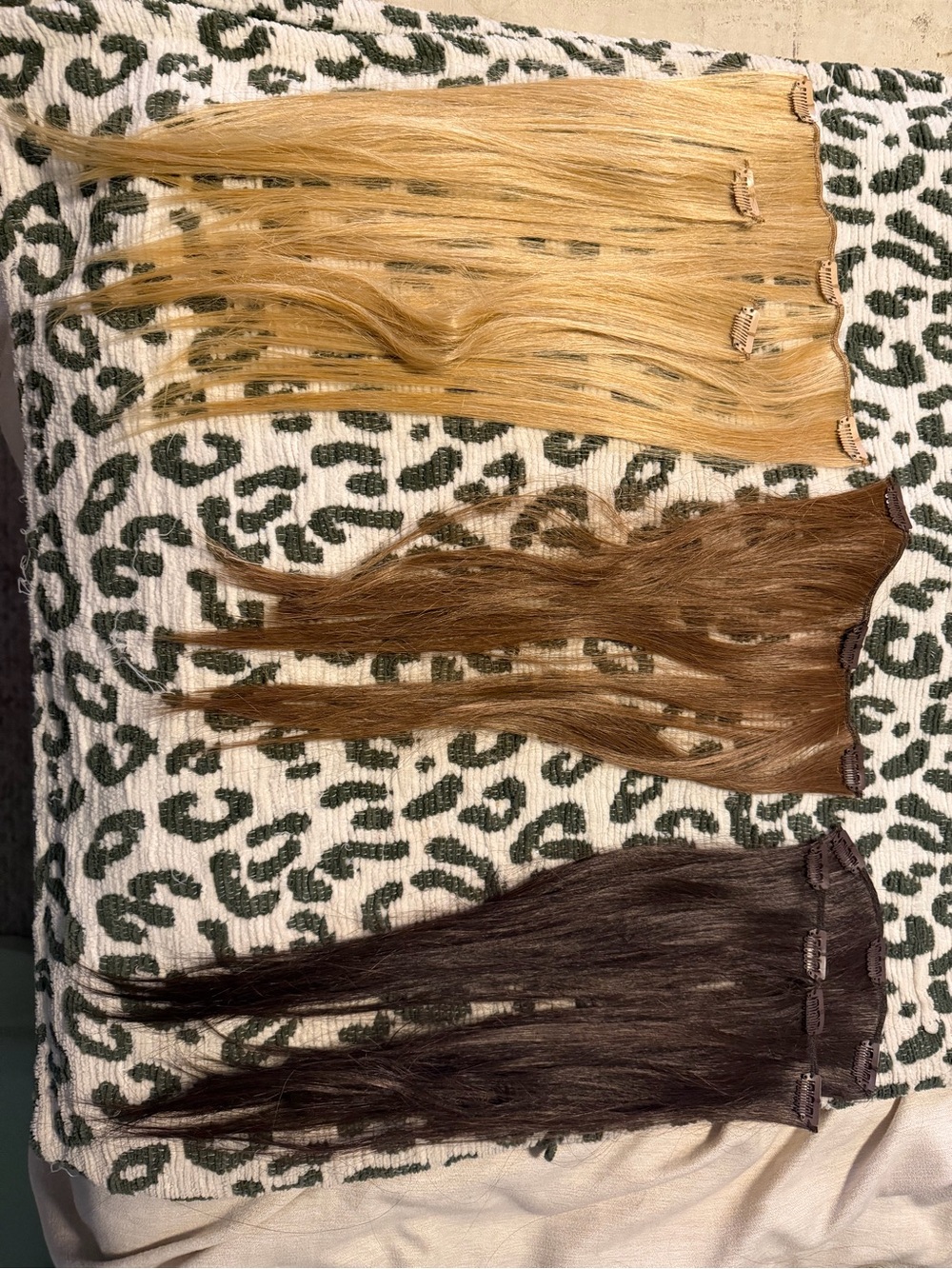 Hairlocs 16’ Clip-In Hair Extensions - Blonde, Light Brown, Dark Brown